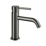 Grifo monomando para lavabo SIRIO TITANIO