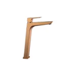 Grifo monomando lavabo caño alto MARRIOT COBRE PVD