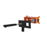 Grifo empotrado de lavabo ORION negro mate - Imagen 2