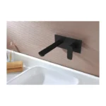 Grifo empotrable lavabo CASSIO NEGRO MATE