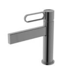 Grifo para lavabo titanio monomando DIOR