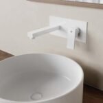 Grifo empotrado de lavabo ORION BLANCO