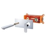 Grifo empotrable lavabo cromado CASSIO - Imagen 2