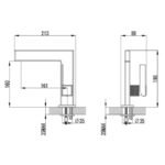 Grifo de lavabo monomando cascada PALADIO - Imagen 3