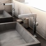 Grifo de lavabo monomando cascada caño alto PALADIO - Imagen 2