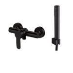 Grifo monomando para ducha IONY Acero negro