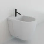 Grifo monomando para bidé HELIOS negro - Imagen 2