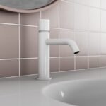 Grifo monomando para lavabo HELIOS Blanco - Imagen 2