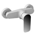 Grifo monomando ducha CASSIO Cromo/blanco