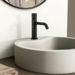 Grifo monomando para lavabo HELIOS Negro - Imagen 2