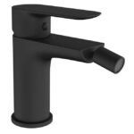 Grifo monomando bidé CASSIO en negro mate