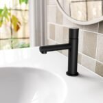 Grifo monomando para lavabo RADIO Negro - Imagen 2