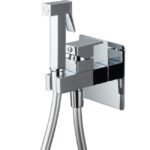 Grifo monomando bidé empotrado cuadrado cromo ORION