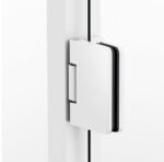 Mampara angular 2 puertas abatibles al vértice GLASS BLANCO - Imagen 2