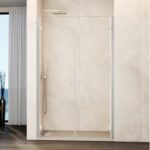 Mampara ducha 2 puertas abatibles GLASS