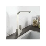 Grifo de cocina cuadrado QUADRA acero - Imagen 2