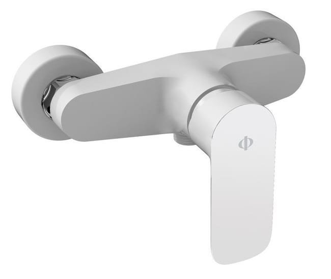 8.jpeg Grifo monomando ducha CASSIO Blanco - Imagen 1