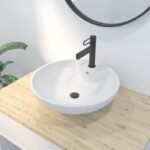 LAVABO CERÁMICO REDONDO SOBRE ENCIMERA 9305