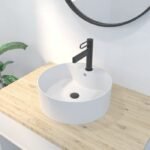 LAVABO CERÁMICO REDONDO DE SOBRE ENCIMERA 9306