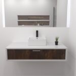 LAVABO CERÁMICO RECTANGULAR 9362 SOBRE / MURAL - Imagen 2