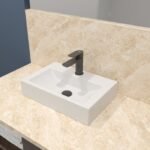 LAVABO CERÁMICO RECTANGULAR 9368 PARA MUEBLE O MURAL