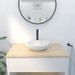 LAVABO CERÁMICO REDONDO 9381 DE DISEÑO - Imagen 2