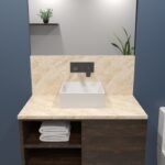 LAVABO CERÁMICO CUADRADO 9382 - Imagen 2
