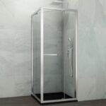 Mampara ducha plegable SPAZIO COMBI A + lateral fijo