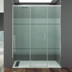 Mampara ducha fijo + puerta + fijo BASIC - Imagen 2