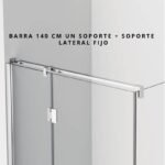 Mampara Angular Fijo + Abatible + Lateral Fijo OPEN - Imagen 3