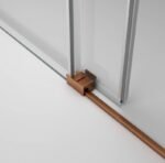 Mampara ducha fijo + corredera BASIC COBRE - Imagen 5