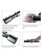 Conjunto de ducha termostático redondo ROUND ELITE NEGRO - Imagen 4
