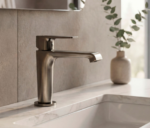 Grifo monomando lavabo FIORE TITANIO PVD - Imagen 2