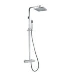 Conjunto de ducha termostático cuadrado QUADRA ELITE