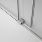 Mampara ducha fijo + corredera BASIC NÍQUEL - Imagen 3