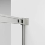 Mampara ducha fijo + corredera BASIC NÍQUEL - Imagen 4