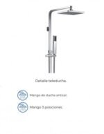 Conjunto de ducha cuadrado monomando QUADRA - Imagen 3