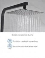 Conjunto grifería para ducha INVERTER C negro mate - Imagen 6
