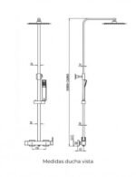 Conjunto de ducha monomando INVERTER C COBRE PVD - Imagen 2
