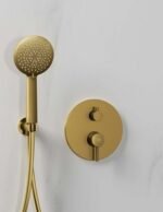 Grifería para ducha empotrada SIRIO ORO CEPILLADO - Imagen 2
