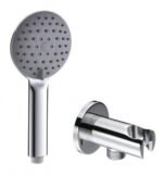 Conjunto para ducha empotrado termostático ROUND CROMO