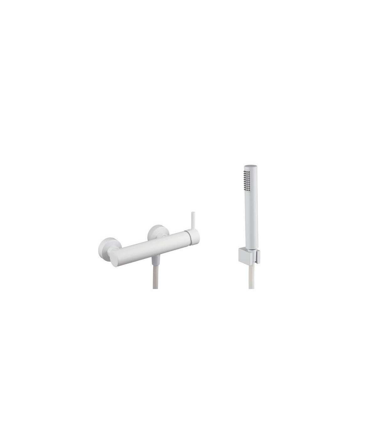 grifo-monomando-para-ducha-sirio-blanco.jpg Grifo monomando para ducha SIRIO blanco - Imagen 1