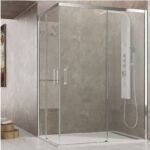 Mampara ducha angular 2 Fijos + 2 Correderas AKTUAL