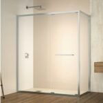 Mampara ducha angular fijo + corredera abatible con lateral fijo Malta de Doccia