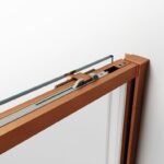 Mampara ducha angular fijo + corredera+ lateral fijo TWENTY COBRE - Imagen 3