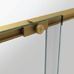 Mampara ducha angular fijo + corredera+ lateral fijo TWENTY ORO - Imagen 3