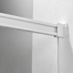 Mampara ducha fijo + corredera BASIC BLANCA - Imagen 5