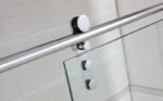 Mampara INOX frontal + lateral fijo MOVING - Imagen 4