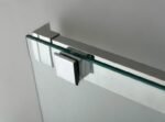 Mampara ducha INOX frontal fijo + corredera + lateral fijo TEMPLE - Imagen 4