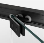 Mampara ducha frontal plegable SPAZIO COMBI A NEGRA - Imagen 6